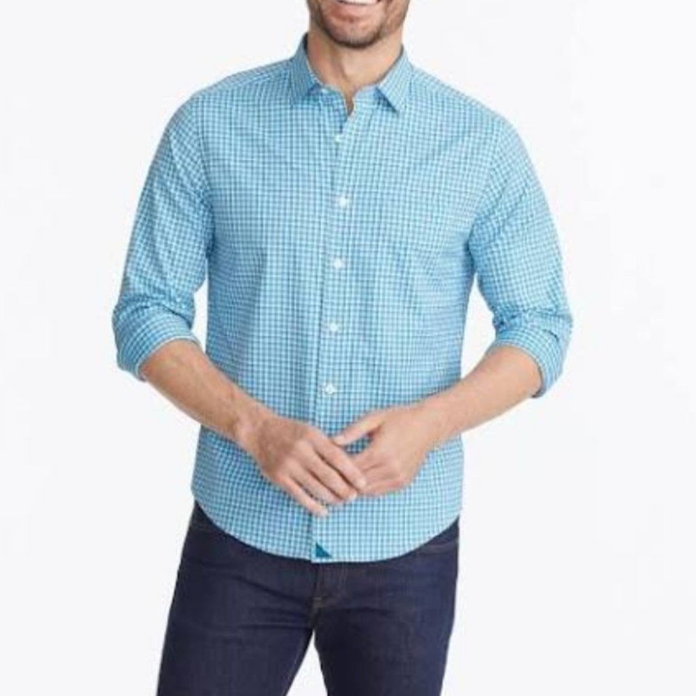 Untuckit Medium Slim Fit Nylon Spandex Blend Shirt